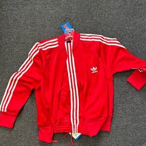 Adidas Originals Red Jacket Suit